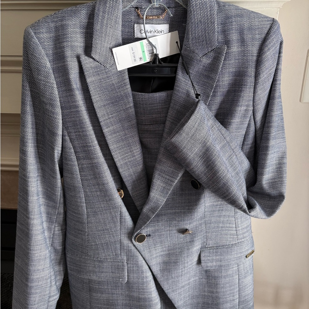 Calvin Klein Gray Women's Suit